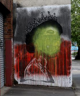 Queen Elizabeth II Mural Defaced In Sydney's Inner West