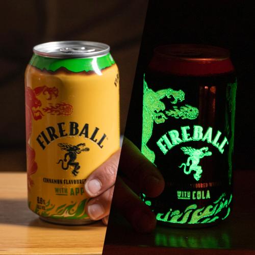 Turn The Lights Off, Fireball Has New Glow In The Dark Cans!