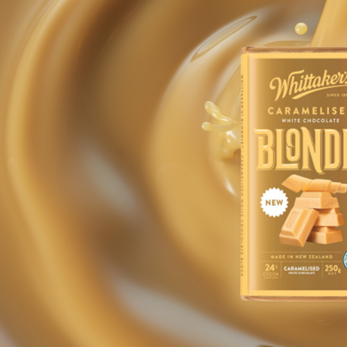 Whittaker’s Release New Blondie Caramelised White Chocolate