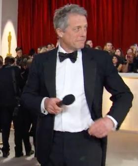 Hugh Grant's Awkward Red Carpet Interview Is A Hard Watch