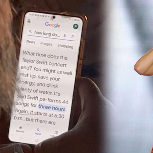 Dad Dragged Along To Taylor Swift Concert Caught Googling "How Long Does Taylor Swift Concert Go?"