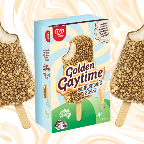 Vanilla Lovers Rejoice: Golden Gaytime Launches New Vanilla Malt Shake Flavour!
