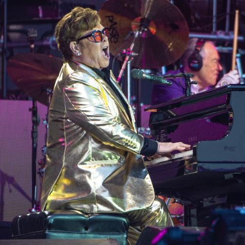 A Third Of The UK Tuned Into Elton John's Glastonbury Set, Breaking Festival Records