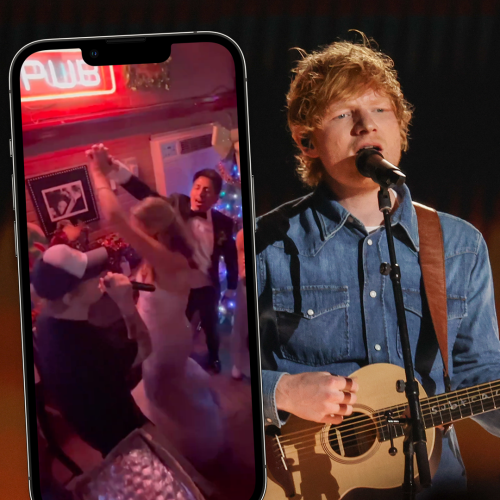 Ed Sheeran Performs Surprise Karaoke With Bride And Groom At His Old Local Pub