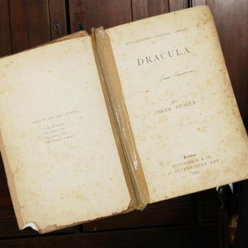 Extremely Rare Dracula First Edition Literary Masterpiece Heads To Auction
